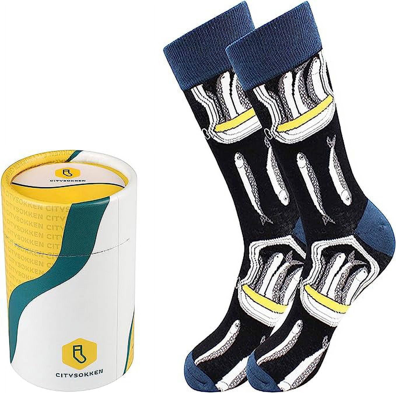 Funky Jazzy Dress Crew Socks For Both Men and Women 4 Pack