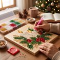 thumbnail image 4 of Christmas Diamond Art Kits For Adults Clearance, DIY Pearl Diamond Art, Diamond Art Christmas Ornaments for Front Door Living Room Decor, Christmas Decor Wall Art, Christmas Gifts (E), 4 of 6