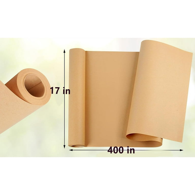 Brown Kraft Paper Ideal for Gift Wrapping Packing Roll for Moving Art Craft  Shipping Floor Covering Wall 100% Recycled Material