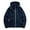 Dark Blue, variant on Waterproof Hooded Mountain Jacket for Unisex, Full Zip Long Sleeve with Pockets, Casual Outdoor Hiking Outerwear, 1 Piece, S-3XL, Plus Size Friendly