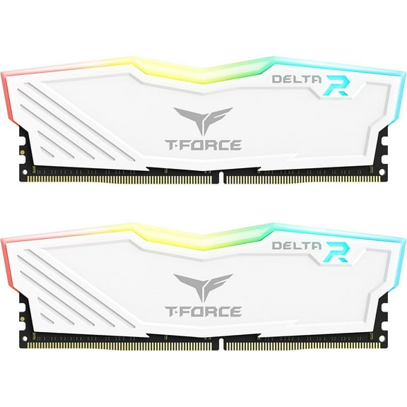 Team T-Force Delta RGB 16GB (2 x 8GB) 288-Pin PC RAM DDR4 3200 (PC4 25600) Desktop Memory Model TF4D416G3200HC16FDC01