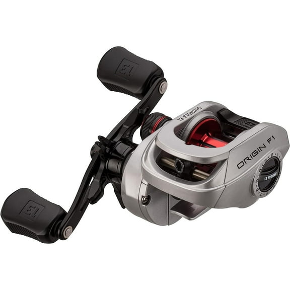 13 Fishing Origin F1 Baitcast Fishing Reel - 6.6:1 (Left Hand Retrieve)