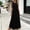 Black plus size maxi dresses a1, variant on Women Plus Size Maxi Dresses Sleeveless Round Neck High Low Hem Flowy Boho Casual Long Beach Dresses Solid Summer Vacation Outfits, Blue S