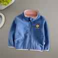 thumbnail image 5 of NAISIBABY Boys Jacket, Stand Collar Zipper Casual Keep Warm Coat Blue 6M, 5 of 6