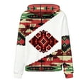 thumbnail image 5 of Ounisa Womens Oversized Hoodies Fleece Drawstring Retro Sweatshirts Fall Fashion Pullover Sweaters Winter Christmas Tree Santa Claus Heart Graphic Clothes, 5 of 5