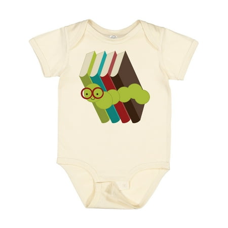

Inktastic Bookworm Books Reading Gift Baby Boy or Baby Girl Bodysuit