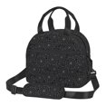 thumbnail image 1 of Balery Spider Web Black Bolsa de Almuerzo Impresa, Caja de Almuerzo Reutilizable, Bolsa Térmica Aislada para Almuerzo, Bolsa Antiderrames, 1 of 7