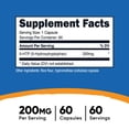 thumbnail image 2 of Suplemento Nutricost 5-HTP 200 mg 60 cápsulas vegetarianas, 2 of 6