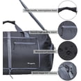 thumbnail image 4 of Travel Duffel Bag Large Foldable Waterproof Overnight Bag for Beach Swim Bags Pool Sports Gym, 4 of 5