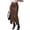 Coffee, variant on PRETTYGARDEN Faux Leather Long Skirts for Women High Waisted Front Slit,Elegant Bodycon Midi,Work Office Business Casual Clothes,Fall Outfits,Party Cocktail Pencil Skirt