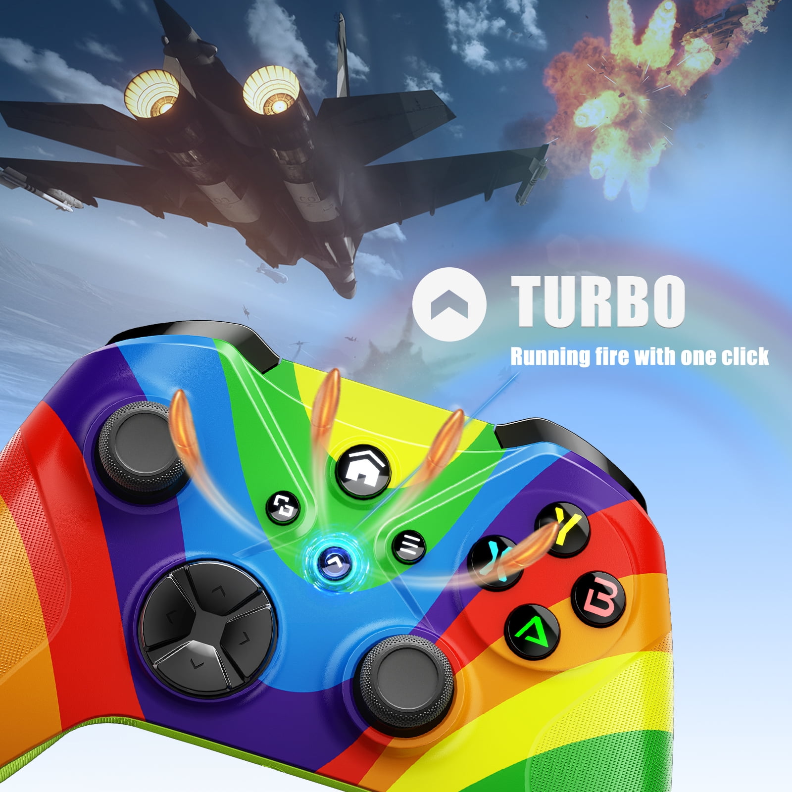 Customized Rainbow Edition Xbox Wireless Controller Uganda