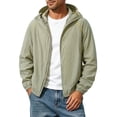 thumbnail image 3 of DYTTDG Men's Lightweight Sun Protection Hooded Jacket, Breathable Full Zip Windbreaker with Pockets for Hiking & Summer Outdoor Activities, 3 of 6