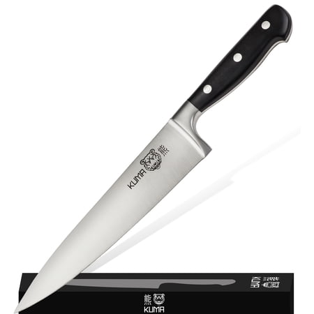 KUMA Chef Knife - Razor Sharp Out Of The Box - 8" Kitchen Knife - EASY TO USE