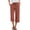 51# Vermilion, variant on Capris Pants for Women Casual Summer 2026 Petite Pull on Straight Wide Leg Loose Drawstring Elastic Waist Cropped Trouser Blue 2XL