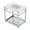 White / Chrome, variant on Kingston Brass VWP3122W8A2 31-Inch Ceramic Console Sink (8-Inch, 3-Hole), White/Polished Brass