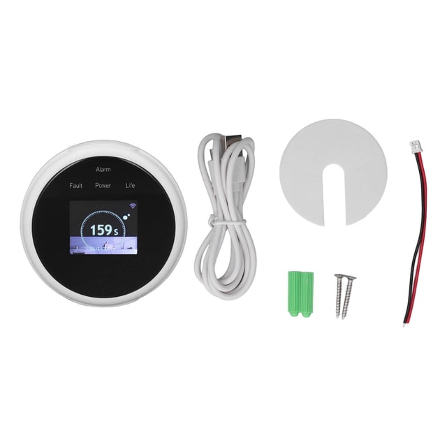 Detector de gas natural WiFi con alimentación USB, alarma inteligente de gas GLP, sensor de fugas para gas combustible.