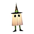 thumbnail image 4 of BELOVING Halloween Hanging Ghost Hat Light Creative Glowing Ghost for Patio Yard Tree Green, 4 of 10