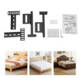 thumbnail image 3 of Adjustable T-shaped Headboard Brackets for Bed Frame - Fits King, Queen & More, 3 of 18