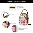 thumbnail image 4 of FORMRS Crossbody Bag for Women Quilted Travel Shoulder Cell Phone Purse with Chain Strap Handbag, Colorful Jam, 4 of 7