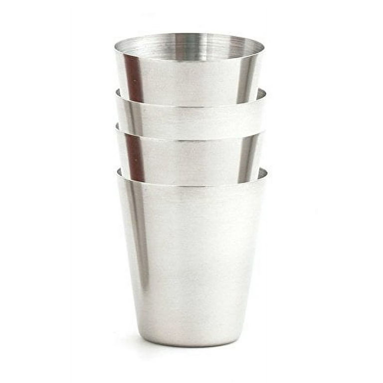 6-Pack Stainless Steel Shot Glasses with Leather Case, Metal Shooters for  Whiskey, Tequila, and Other Liquor (2 oz) 