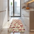 thumbnail image 4 of Multicolor Christmas Floral Pattern Kitchen Rug Mat,Kitchen Runner Rugs Non Skid Washable,Decorative Kitchen Floor Mats for Kitchen,Sink,Laundry,17"x47.2", 4 of 7