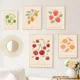 thumbnail image 4 of Grapefruit Raspberry Cherry Banana Lemon Wall Art Canvas Painting Nordic Posters And Prints Wall Pictures For Kitchen Home Decor, 4 of 5