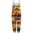thumbnail image 5 of Odeerbi 1-6 Years Kids Girls Summer Hawaiian Jumpsuit Beach Tropical Print Camisole Romper Casual Breathable Comfortable Overalls Strap Bib Overall Pants Playsuit, 5 of 5