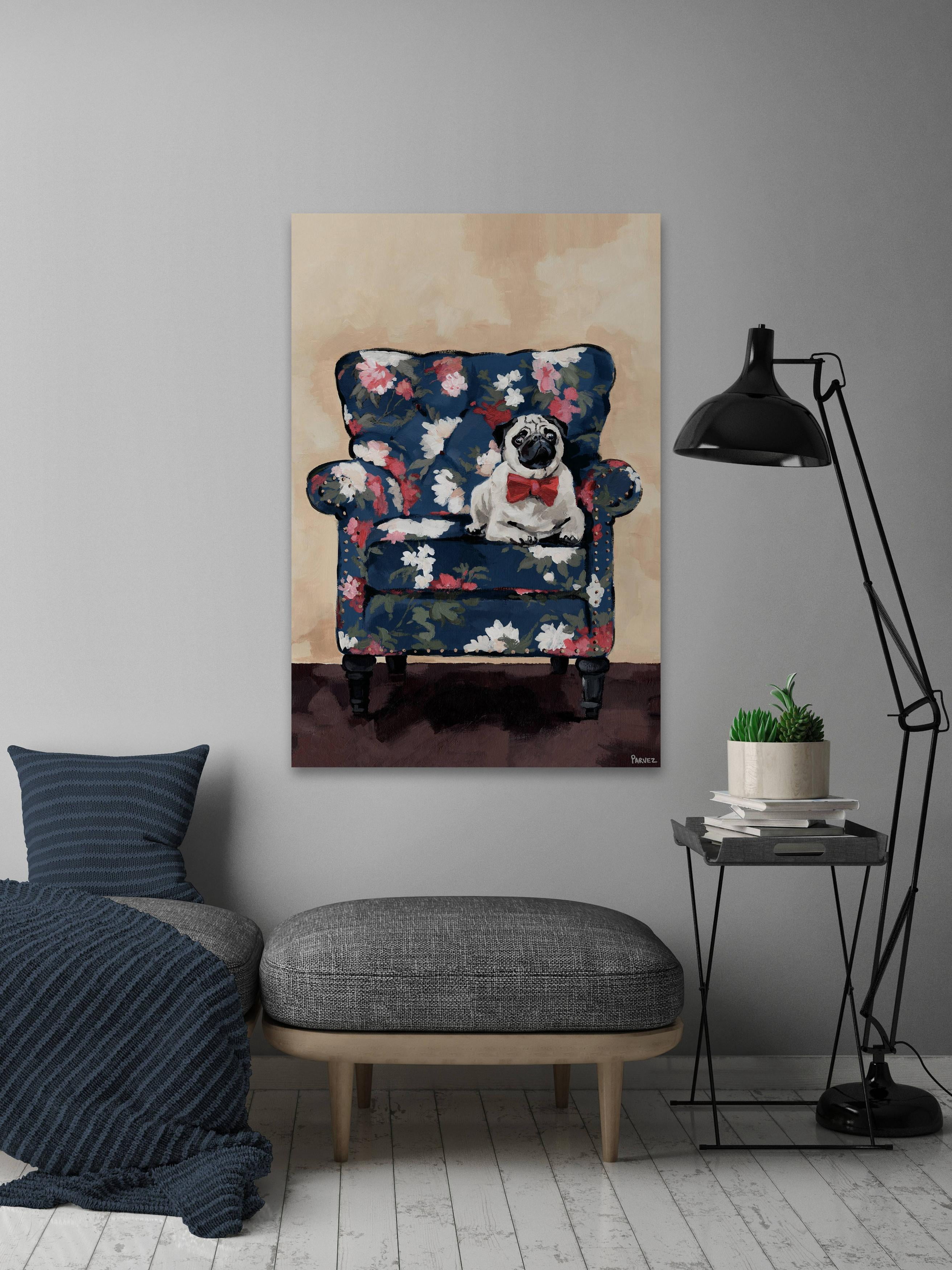 Parvez Taj Sitting Pretty Canvas Wall Art