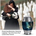 thumbnail image 4 of Dragonfly Small Urns For Human Ashes Keepsake Mom, Mini Urns For Human Ashes Women And Men, Little Blue Cremation Urn For Male, frog Urn For Adults Funeral, 3inch, 4 of 7