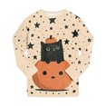 thumbnail image 7 of Gerichy Kids Halloween Pumpkin Pajamas for Girls Boys Cute Print Long Sleeve Tops and Pants Soft Sleepwear Nightwear Holiday Pajama Sets 2T-9T, 7 of 7