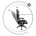 thumbnail image 3 of Silla Gamer Audiotek Ergonomica Blanco Gaming PC, 3 of 6