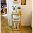 thumbnail image 7 of Eccostyle 3 Tier Solid Bamboo Slatted Shelf - Natural, 7 of 7