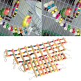 thumbnail image 2 of Aves Escalera de Escalera Perch Loro Jaula Juguetes Swing Hanging Play Chew Feliz Sencillez, 2 of 5