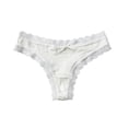 thumbnail image 2 of Ashirexll Ladies Underwear Panties, Plus Size Underwear for Women, Ladies Solid Color Seamless Ice Silk Mid Waist Fashion Panties, 2 of 3
