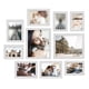thumbnail image 1 of SONGMICS Marcos de Collage de Fotos, Juego de 10, Dos de 23.6 x 28.6 cm, Cuatro de 16 x 21.1 cm, Cuatro de 13.4 x 18.5 cm, Blanco, 1 of 5