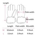 accsa Women Warm Snow Gloves 3M Thinsulate Winter Ski Gloves for Women