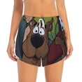 thumbnail image 4 of Lsque Scooby-Doo Printed Women's Running Shorts with Liner Pockets,Elastic Quick Dry Workout Athletic Gym Yoga Shorts,Womens High Waist Shorts-Small, 4 of 9