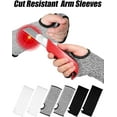 thumbnail image 3 of 3 Pairs Cut Resistant Arm Sleeves Thin Arm Protectors Arm Guard with Thumb Hole Gloves for Women Men Garden Kitchen, 3 of 6