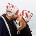 thumbnail image 5 of Pofeuu Crayfish And Hearts Print Beanie Hat for Men Women Knit Winter Hat Warm Cuffed Skull Beanie Slouchy Soft Unisex, 5 of 6