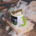thumbnail image 5 of Little Gargoyle Sitting, 11oz Two-Tone Green Mug, 5 of 7