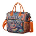 thumbnail image 1 of Elegant Tribal Paisley Lunch Tote – Dual Compartment Leakproof & Perfect for Spring and Summer, 1 of 6