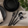 thumbnail image 5 of Gibson Elite Earlston 20 Piece Stainless Steel Flatware Set in Black, 5 of 6