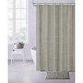 thumbnail image 1 of homeroots bed & bath 399746 Silver Soft Textured Shower Curtain, 1 of 1