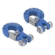 thumbnail image 1 of Juego de cadena de remolque con gancho de remolque para coche a control remoto, pieza de mejora, decoración adecuada para SCX10 D90 1/10 RC Crawler Truck azul, 1 of 12