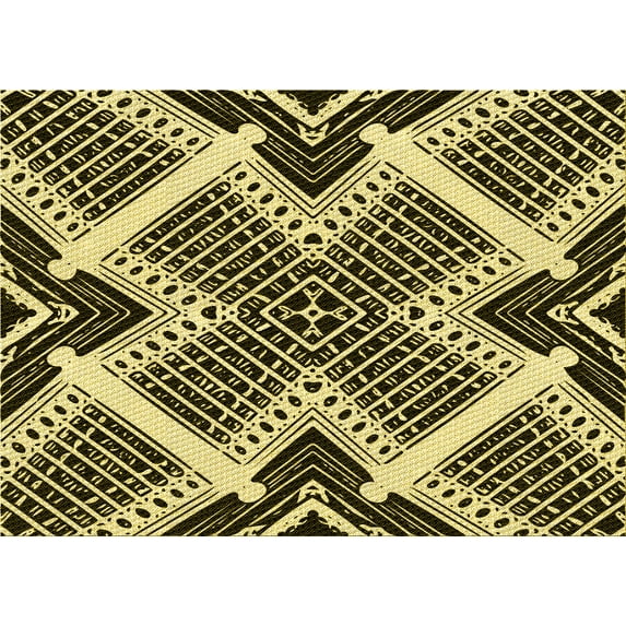 Ahgly Company Machine Washable Indoor Rectangle Transitional Midnight Gray Area Rugs, 5' x 7'