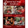thumbnail image 2 of Preserved Real Rose Box with I Love You Necklace, Eternal Flowers Rose Gifts for Mom Grandma Wife Girlfriend on Mother's Day Birthday Valentine Christmas Anniversary, Romantic Gifts Present for Her, 2 of 8