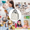 thumbnail image 7 of Lunch Box Bag for Women Men, Cute Rabbit Radish Insulated Lunch Bag Cooler Bag, Large Capacity Leakproof Reusable Lunch Tote for Work Office Picnic Travel, 7 of 7