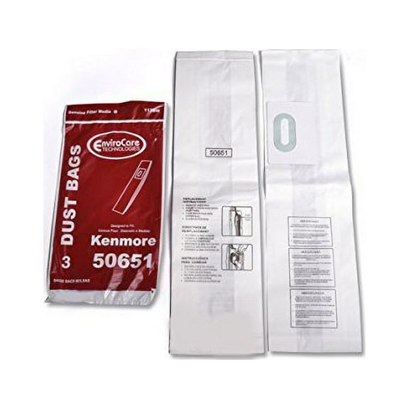 Compatible with Kenmore 50651 Upright Vacuum Bags, 3 Per pack by Compatible with Kenmore