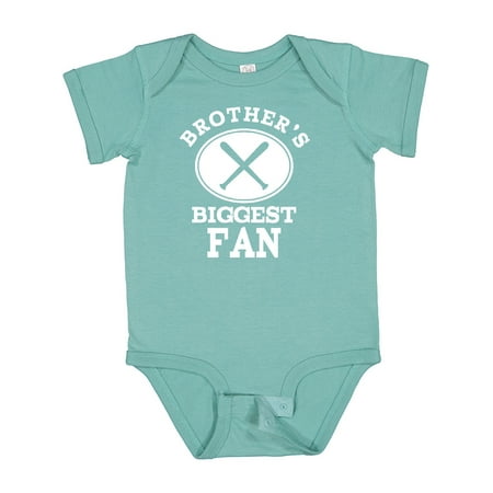 

Inktastic Baseball Brothers Biggest Fan Gift Baby Boy or Baby Girl Bodysuit