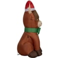thumbnail image 4 of Vaca Highlander inflable navideña de PITCHING PIGEON, 107 cm, 4 of 6